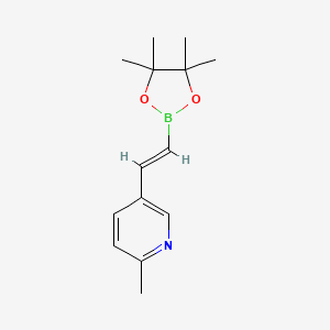 (e)-2-Methyl-5-(2-(4,4,5,5-tetramethyl-1,3,2-dioxaborolan-2-yl)vinyl)pyridine - 1220278-78-3