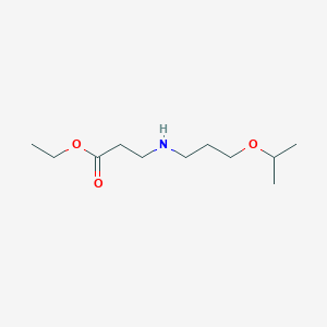 Ethyl 3-{[3-(propan-2-yloxy)propyl]amino}propanoate - 1221341-53-2