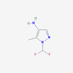 1-(difluoromethyl)-5-methyl-1H-pyrazol-4-amine - 1245772-66-0
