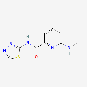 6-(methylamino)-N-(1,3,4-thiadiazol-2-yl)pyridine-2-carboxamide - 1249635-62-8