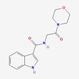 N-(2-morpholino-2-oxoethyl)-1H-indole-3-carboxamide - 1251576-35-8