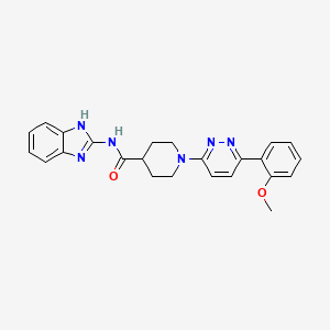 N-(1H-1,3-benzodiazol-2-yl)-1-[6-(2-methoxyphenyl)pyridazin-3-yl]piperidine-4-carboxamide - 1251708-20-9