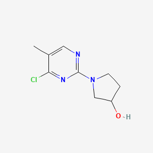 1-(4-Chloro-5-methylpyrimidin-2-yl)pyrrolidin-3-ol - 1261232-23-8