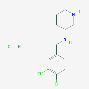 (3,4-Dichloro-benzyl)-piperidin-3-yl-amine hydrochloride - 1261233-74-2