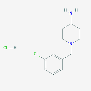 1-(3-Chloro-benzyl)-piperidin-4-ylamine hydrochloride - 1261233-92-4