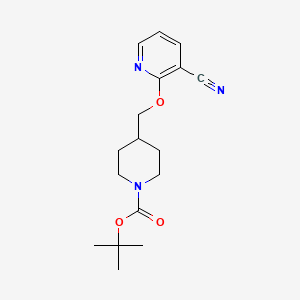 4-(3-Cyano-pyridin-2-yloxymethyl)-piperidine-1-carboxylic acid tert-butyl ester - 1261233-95-7