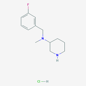 (3-Fluoro-benzyl)-methyl-piperidin-3-yl-amine hydrochloride - 1261235-77-1