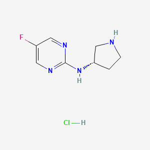 (5-Fluoro-pyrimidin-2-yl)-(S)-pyrrolidin-3-yl-amine hydrochloride - 1264038-84-7