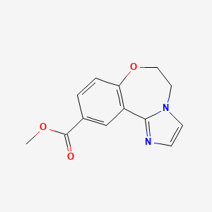 Methyl 5,6-dihydrobenzo[f]imidazo[1,2-d][1,4]oxazepine-10-carboxylate - 1282516-42-0