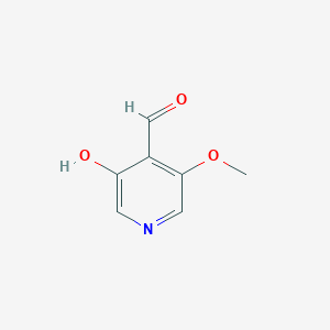 3-Hydroxy-5-methoxyisonicotinaldehyde - 1289038-89-6