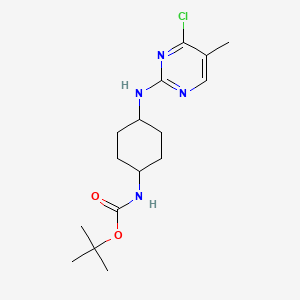 tert-Butyl (4-((4-chloro-5-methylpyrimidin-2-yl)amino)cyclohexyl)carbamate - 1289387-42-3
