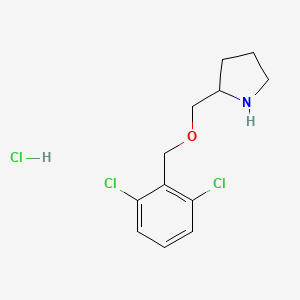 2-(2,6-Dichloro-benzyloxymethyl)-pyrrolidine hydrochloride - 1289388-68-6