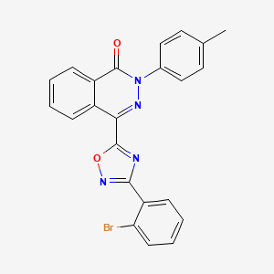 4-(3-(2-bromophenyl)-1,2,4-oxadiazol-5-yl)-2-(p-tolyl)phthalazin-1(2H)-one - 1291847-16-9