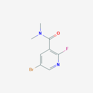 5-Bromo-2-fluoro-N,N-dimethylnicotinamide - 1310416-60-4