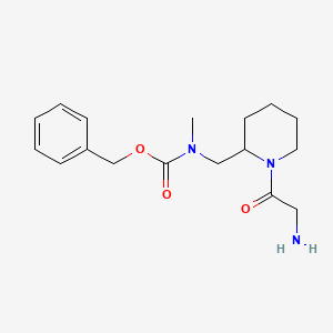 [1-(2-Amino-acetyl)-piperidin-2-ylmethyl]-methyl-carbamic acid benzyl ester - 1353946-79-8