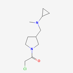 2-Chloro-1-{3-[(cyclopropyl-methyl-amino)-methyl]-pyrrolidin-1-yl}-ethanone - 1353947-36-0