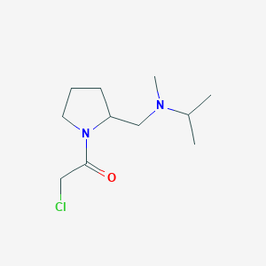 2-Chloro-1-{2-[(isopropyl-methyl-amino)-methyl]-pyrrolidin-1-yl}-ethanone - 1353958-64-1