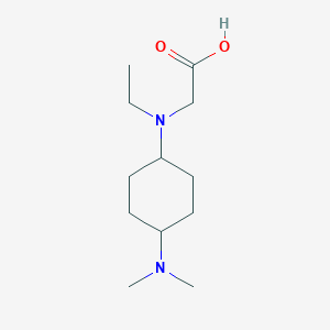 [(4-Dimethylamino-cyclohexyl)-ethyl-amino]-acetic acid - 1353961-49-5