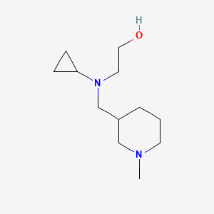 2-[Cyclopropyl-(1-methyl-piperidin-3-ylmethyl)-amino]-ethanol - 1353965-38-4