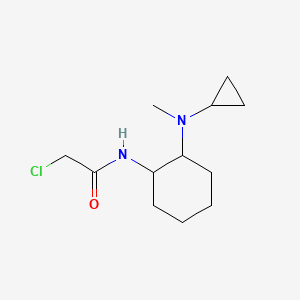 2-Chloro-N-[2-(cyclopropyl-methyl-amino)-cyclohexyl]-acetamide - 1353966-38-7