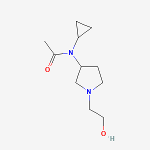 N-Cyclopropyl-N-[1-(2-hydroxy-ethyl)-pyrrolidin-3-yl]-acetamide - 1353977-05-5
