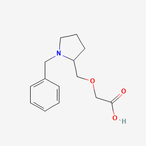 (1-Benzyl-pyrrolidin-2-ylmethoxy)-acetic acid - 1353978-10-5