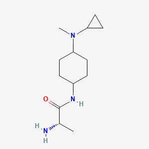 (S)-2-Amino-N-[4-(cyclopropyl-methyl-amino)-cyclohexyl]-propionamide - 1354009-38-3