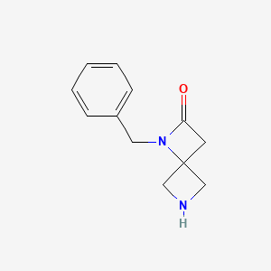 1-Benzyl-1,6-diazaspiro[3.3]heptan-2-one - 1363405-85-9