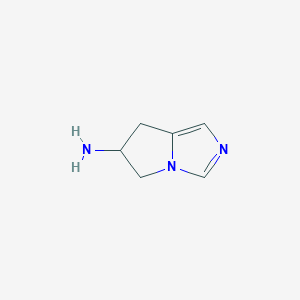 5H,6H,7H-Pyrrolo[1,2-c]imidazol-6-amine - 1369370-47-7