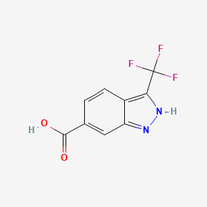 1H-Indazole-6-carboxylic acid, 3-(trifluoromethyl)- - 1374258-64-6