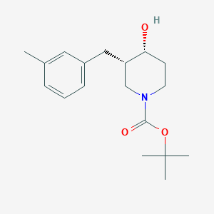 cis-tert-Butyl4-hydroxy-3-(3-methylbenzyl)piperidine-1-carboxylate - 1445951-49-4