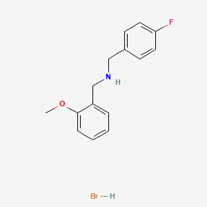 (4-Fluorobenzyl)(2-methoxybenzyl)amine hydrobromide - 1609406-51-0