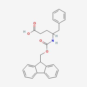 4-(9H-fluoren-9-ylmethoxycarbonylamino)-5-phenylpentanoic acid - 1691861-88-7
