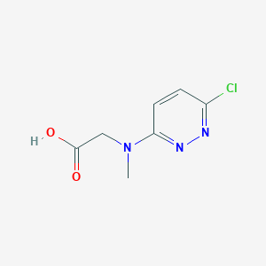 2-[(6-Chloropyridazin-3-YL)(methyl)amino]acetic acid - 17285-00-6