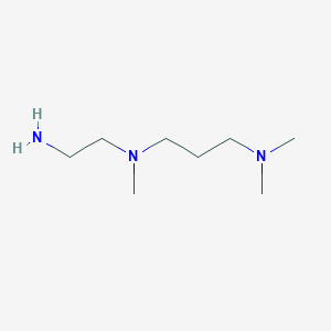 {3-[(2-Aminoethyl)(methyl)amino]propyl}dimethylamine - 19475-31-1