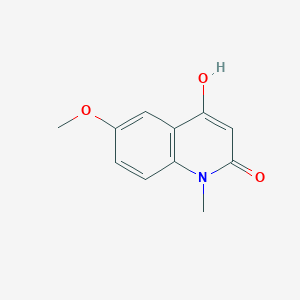 4-Hydroxy-6-methoxy-1-methylquinolin-2(1H)-one - 223668-09-5