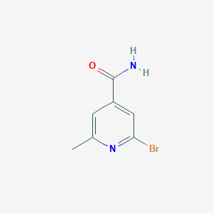 4-Pyridinecarboxamide, 2-bromo-6-methyl- - 25462-96-8