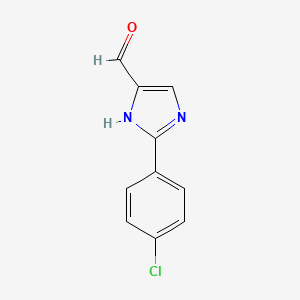 2-(4-Chlorophenyl)-1H-imidazole-4-carbaldehyde - 279251-15-9