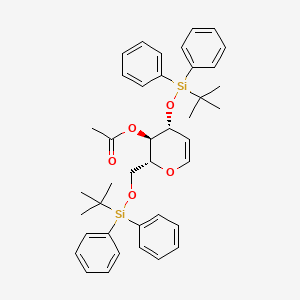4-O-Acetyl-3,6-di-O-tert-butyldiphenylsilyl-D-glucal - 