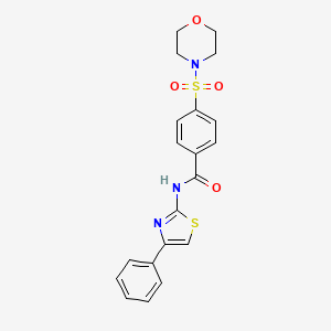 4-(morpholinosulfonyl)-N-(4-phenylthiazol-2-yl)benzamide - 313520-86-4