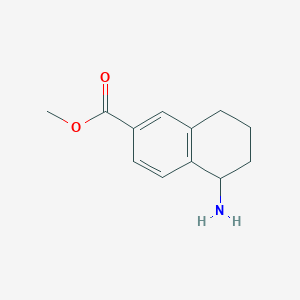 Methyl 5-amino-5,6,7,8-tetrahydronaphthalene-2-carboxylate - 361369-87-1