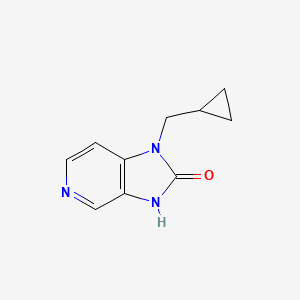 1-(cyclopropylmethyl)-1H,2H,3H-imidazo[4,5-c]pyridin-2-one - 380605-36-7