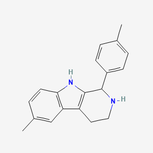 6-methyl-1-(4-methylphenyl)-2,3,4,9-tetrahydro-1H-beta-carboline - 529476-77-5