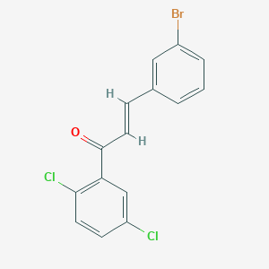 (2E)-3-(3-Bromophenyl)-1-(2,5-dichlorophenyl)prop-2-en-1-one - 556049-42-4