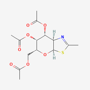 (3Ar,5r,6r,7r,7ar)-5-(acetoxymethyl)-2-methyl-5,6,7,7a-tetrahydro-3ah-pyrano[3,2-d]thiazole-6,7-diyl diacetate - 67145-37-3