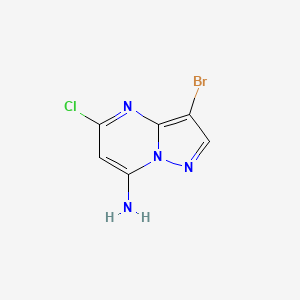 3-Bromo-5-chloropyrazolo[1,5-a]pyrimidin-7-amine - 674297-88-2