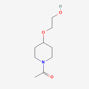 1-[4-(2-Hydroxy-ethoxy)-piperidin-1-yl]-ethanone - 70979-23-6