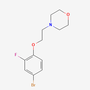 4-(2-(4-Bromo-2-fluorophenoxy)ethyl)morpholine - 714237-09-9