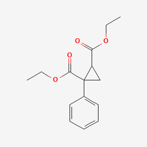 Diethyl 1-phenylcyclopropane-1,2-dicarboxylate - 731-06-6