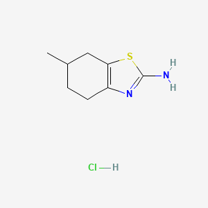 6-Methyl-4,5,6,7-tetrahydro-1,3-benzothiazol-2-amine hydrochloride - 73730-94-6